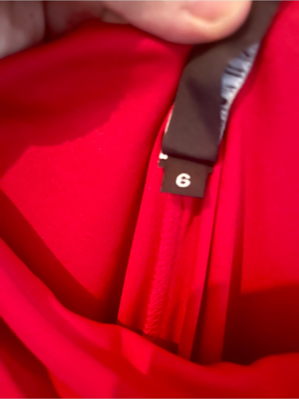 Vintage Iconic 90’s Red Column Dress | Laundry by Shelli Segal | size 6 - Picture 9 of 11